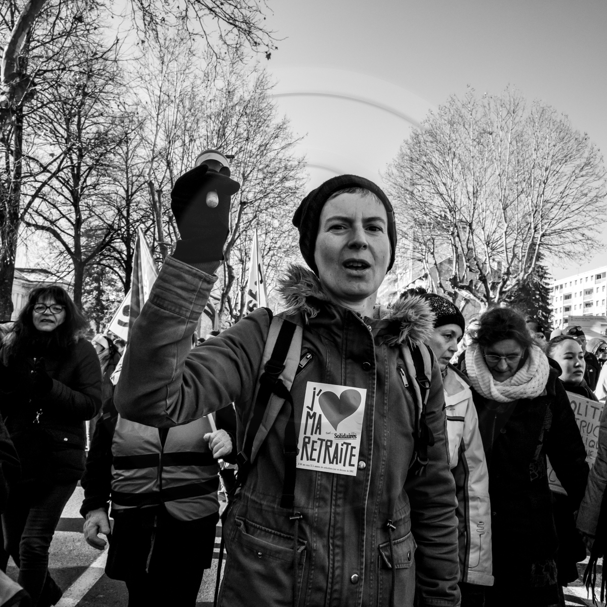 19 janvier 2023 : Manifestation pour le défense des retraites à Gap