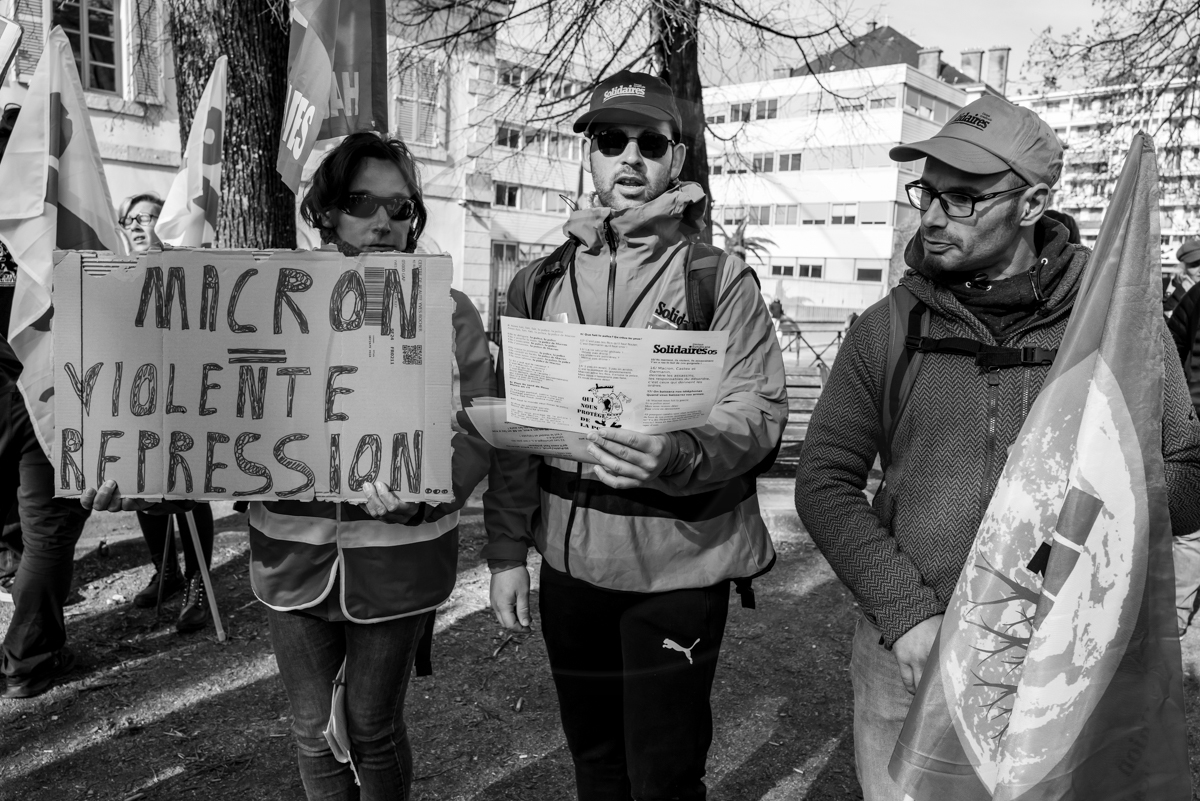 28 mars 2023 : Manifestation contre la réforme des retraites à Gap