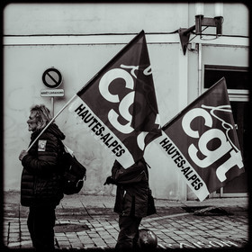 Manifestation à Gap le 12 décembre 2019.