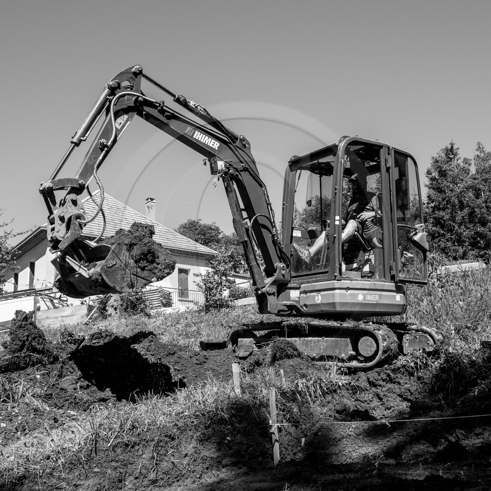 L'installation de la cabane