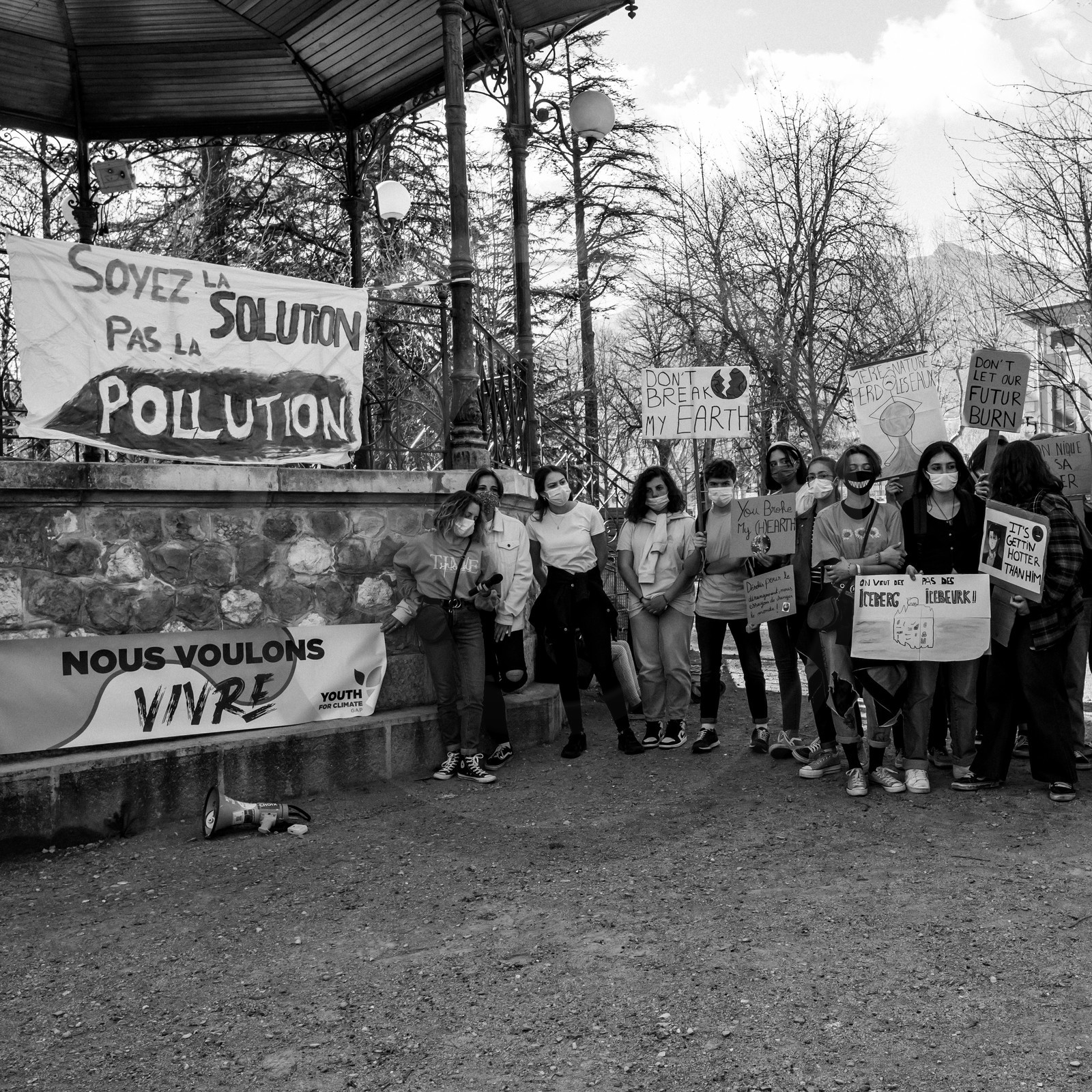 27 mars 2021 : Manifestation des jeunes pour le climat à Gap