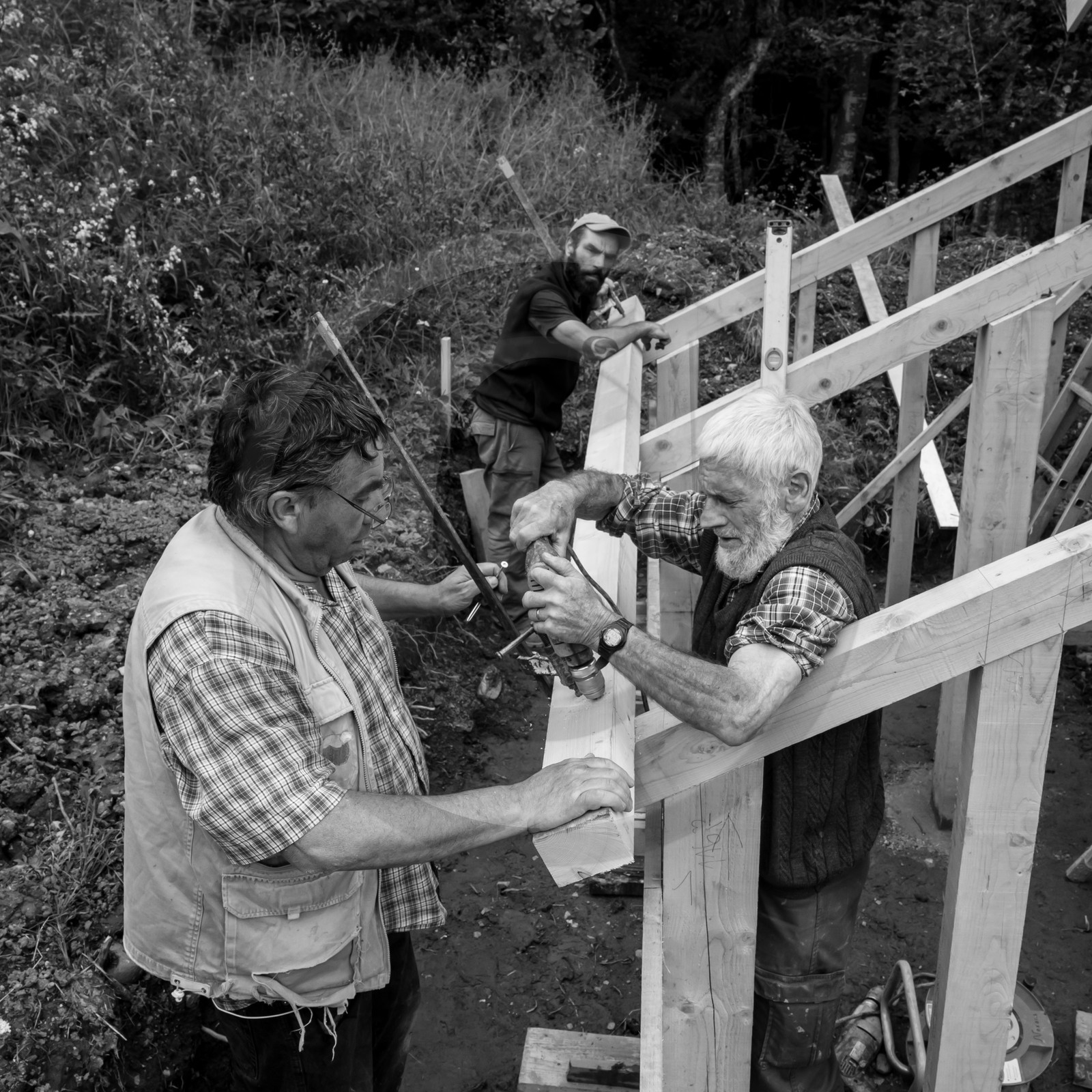 Construction d'une cabane