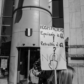 6 avril 2023 : Manifestation contre la réforme des retraites à Gap