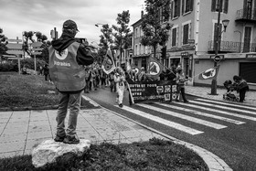15 juin 2024 - Gap (Hautes-Alpes)- Manifestation contre l'extrême droite