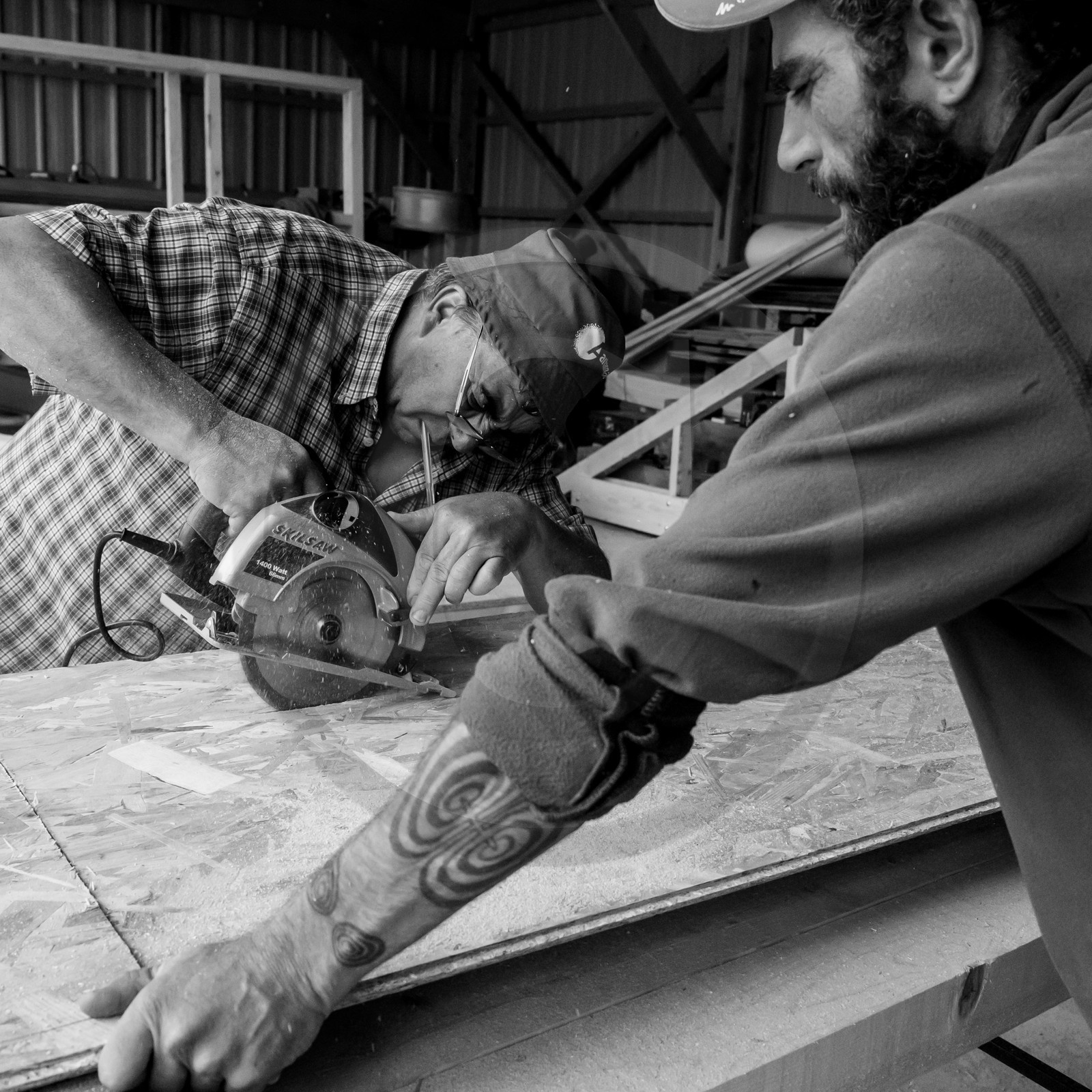 Construction d'une cabane