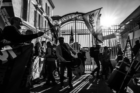 11 février 2023 : Manifestation contre la réforme des retraites à Gap (Hautes-Alpes)