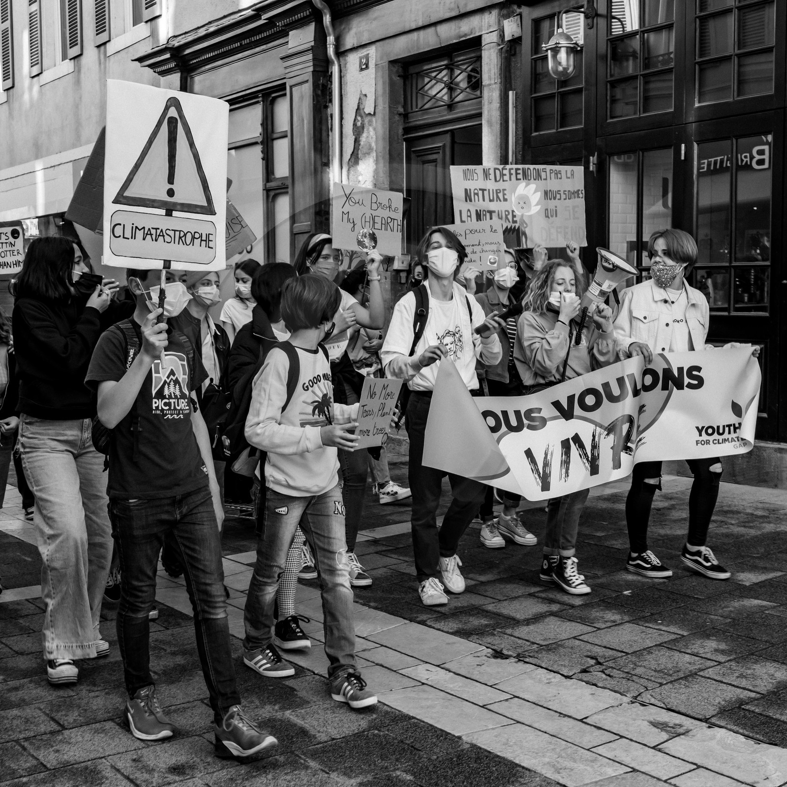 27 mars 2021 : Manifestation des jeunes pour le climat à Gap