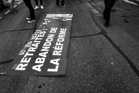 11 février 2023 : Manifestation contre la réforme des retraites à Gap (Hautes-Alpes)