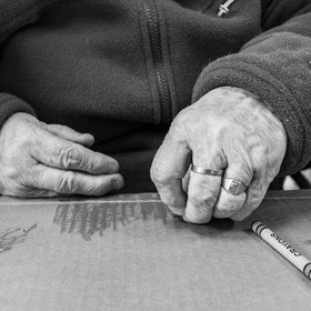 21 avril : jardinage, collages, peinture