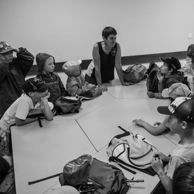 Avec l'école de Saint-Bonnet