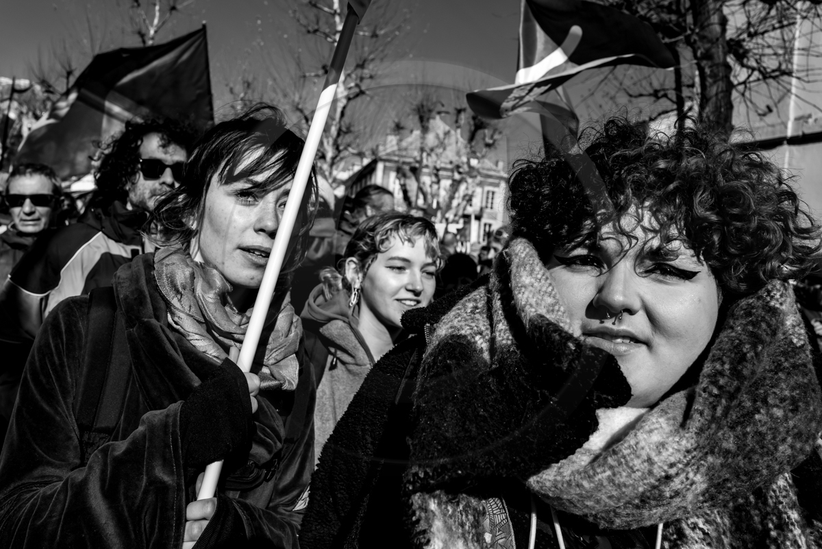 31 janvier 2023 : Manifestation contre la réforme des retraites. Plus de 4000 personnes dans les rues de Gap (Hautes-Alpes).