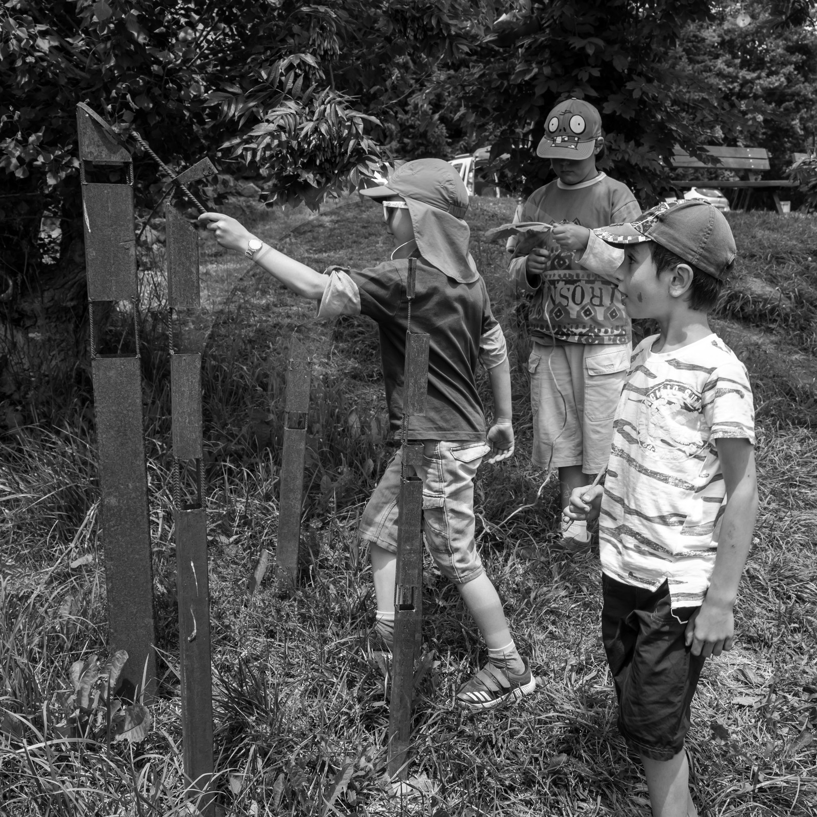 Avec l'école de Saint-Bonnet