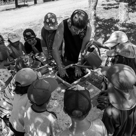 Avec l'école de Saint-Bonnet