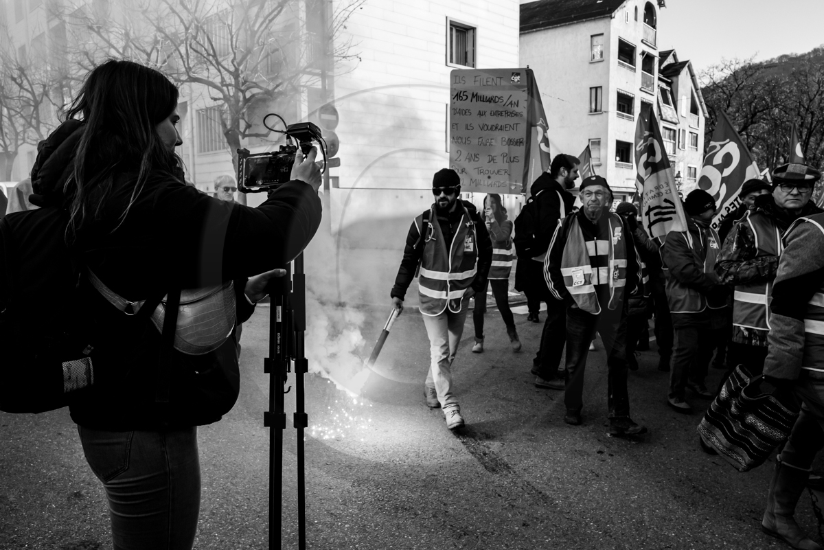 19 janvier 2023 : Manifestation pour le défense des retraites à Gap