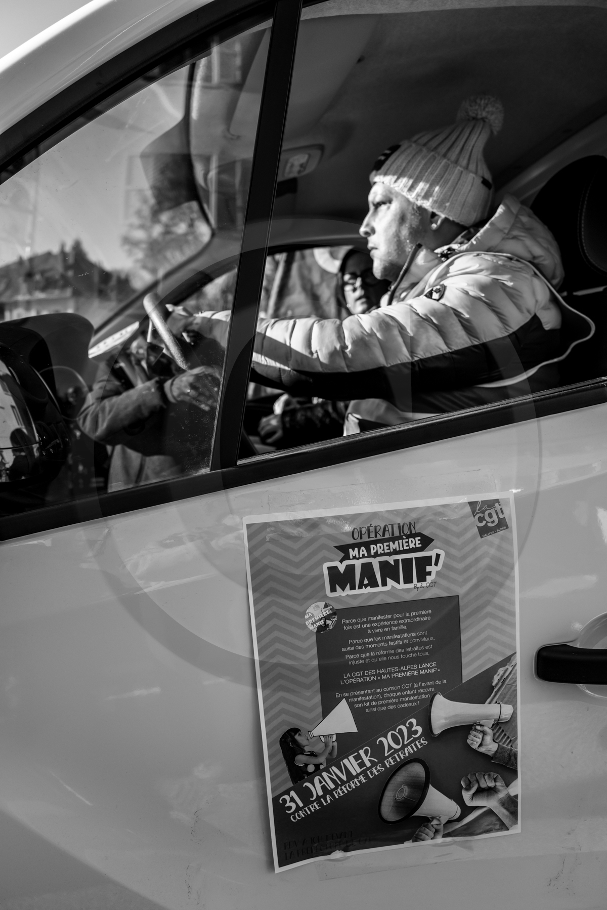 31 janvier 2023 : Manifestation contre la réforme des retraites. Plus de 4000 personnes dans les rues de Gap (Hautes-Alpes).