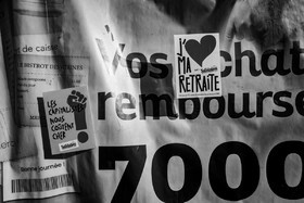 31 janvier 2023 : Manifestation contre la réforme des retraites. Plus de 4000 personnes dans les rues de Gap (Hautes-Alpes).