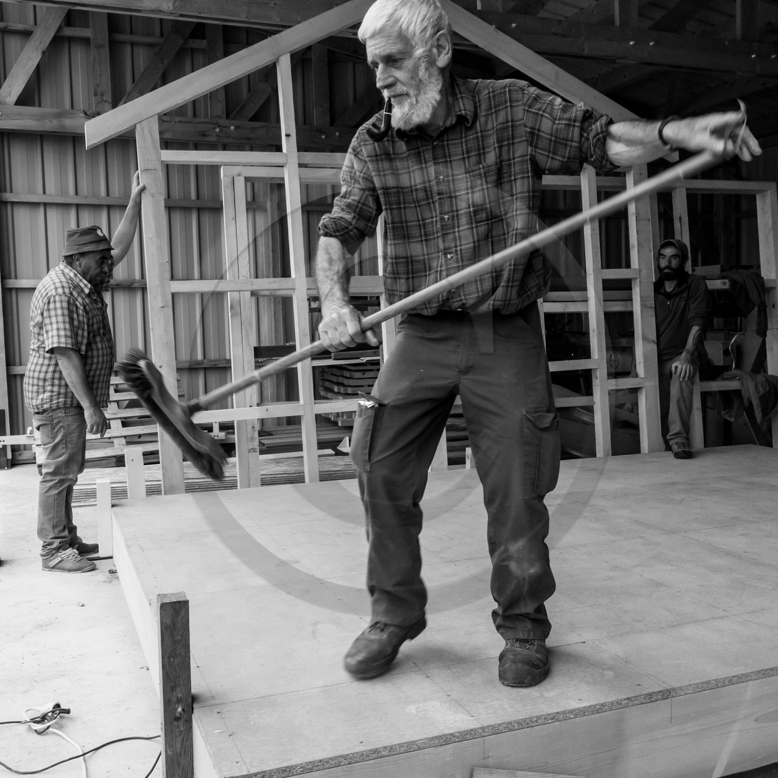 Construction d'une cabane