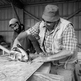 Construction d'une cabane