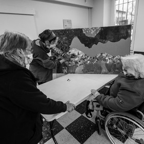 21 avril : jardinage, collages, peinture