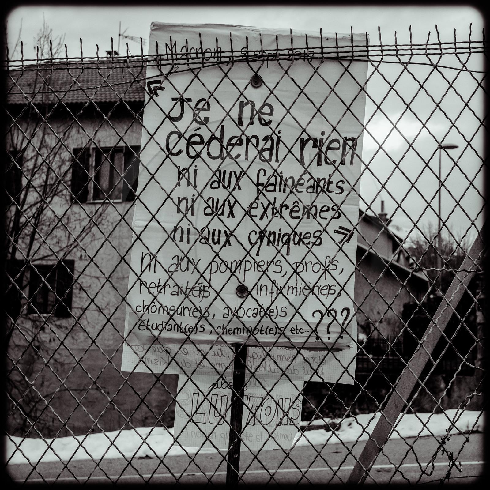 Manifestation à Gap le 17 décembre 2019