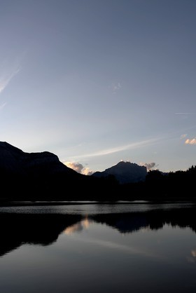 Le plan d'eau du Champsaur à Saint-Julien en Champsaur (Hautes-Alpes)