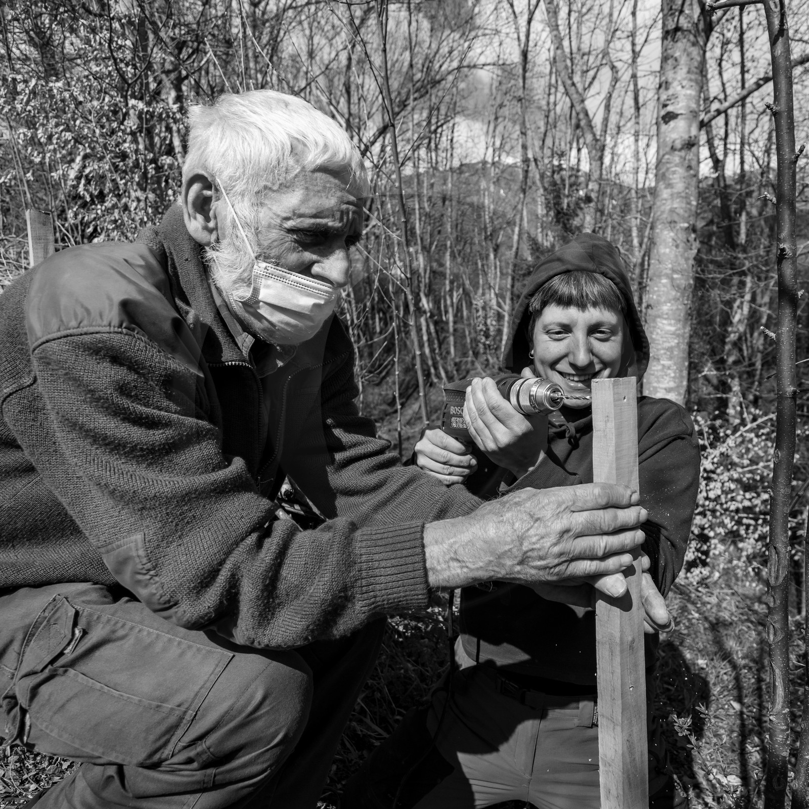 14 avril 2021 : collages, taille, jardinage