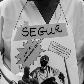 04 février 2021 à Gap (Hautes-Alpes) : Manifestation des soignants oubliés du Ségur de la santé.