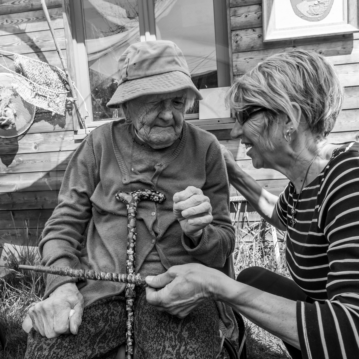 Atelier laine et promenade au jardin