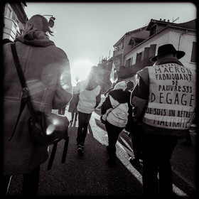 Manifestation à Gap le 10 décembre 2019.