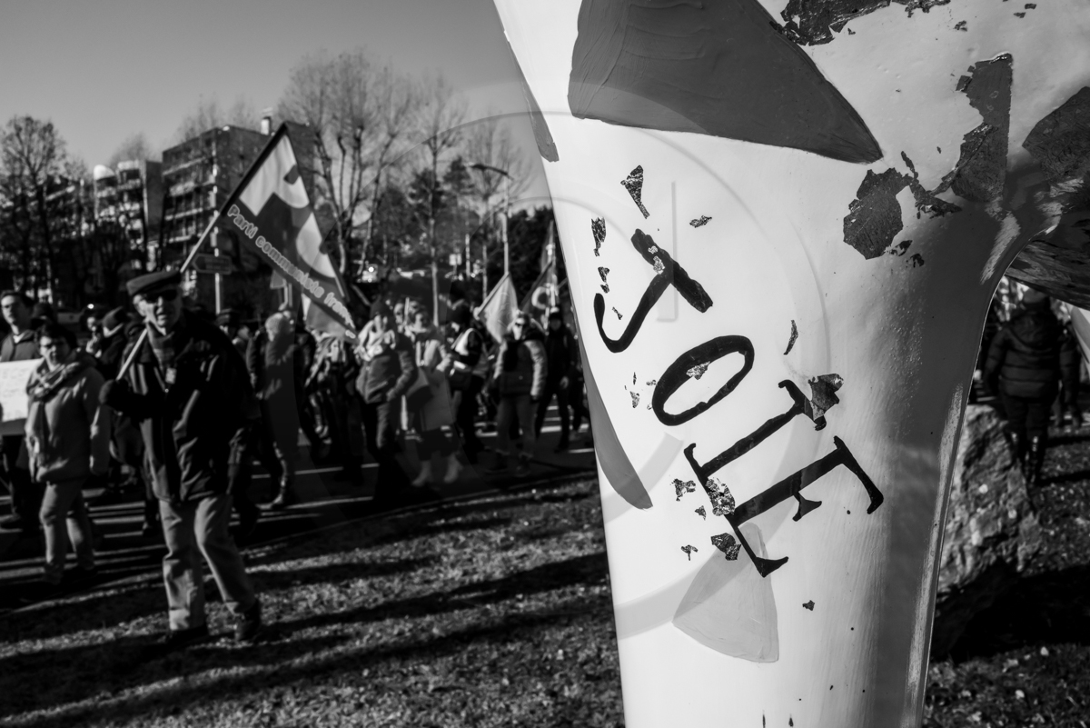 19 janvier 2023 : Manifestation pour le défense des retraites à Gap