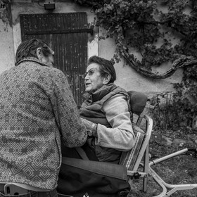 25 septembre 2024 : Promenade en joelette avec Bruno, accompagnateur en montagne et des élèves du lycée Sévigné de Gap
