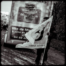 Manifestation à Gap le 10 décembre 2019.