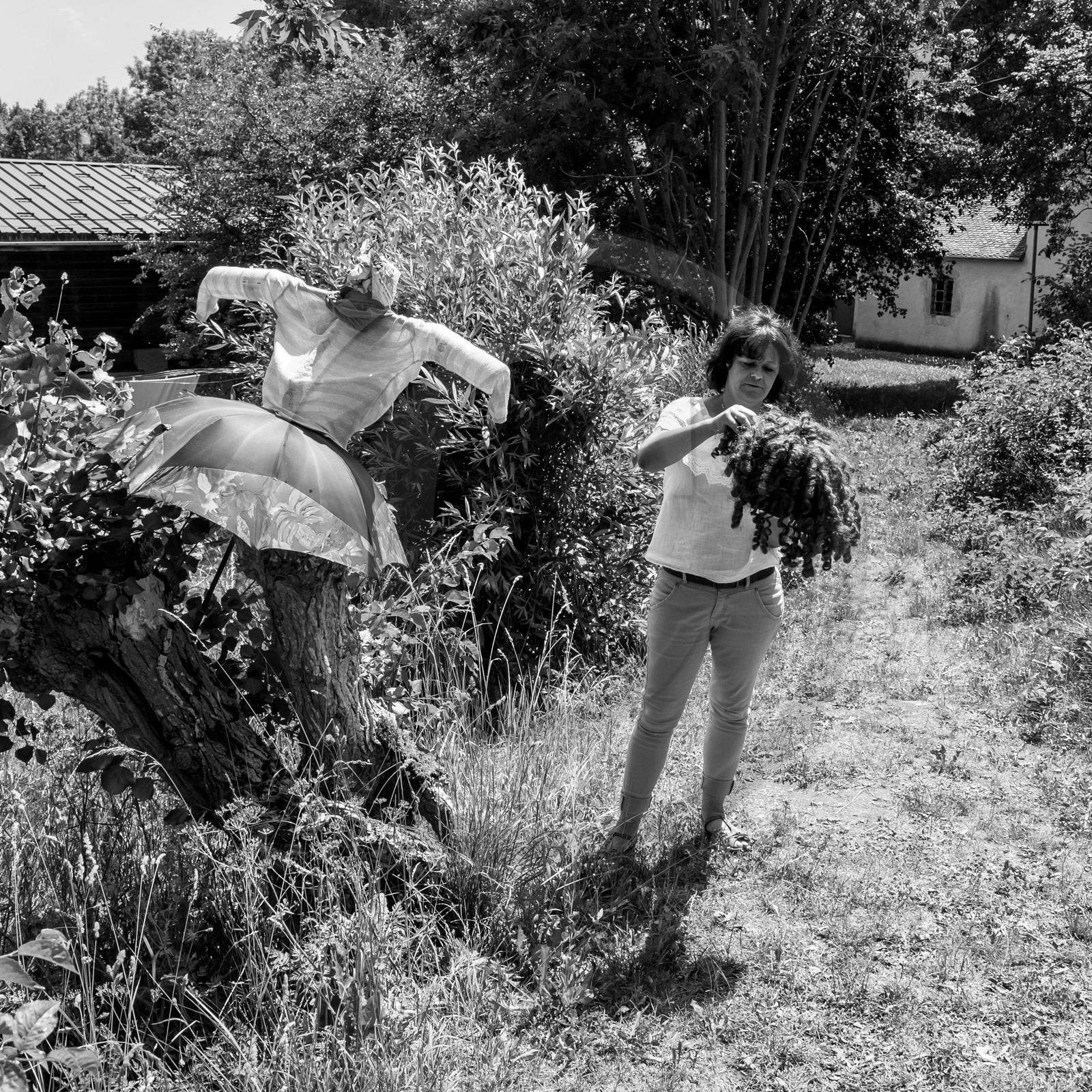 21 juin 2017 - Installation des épouvantails