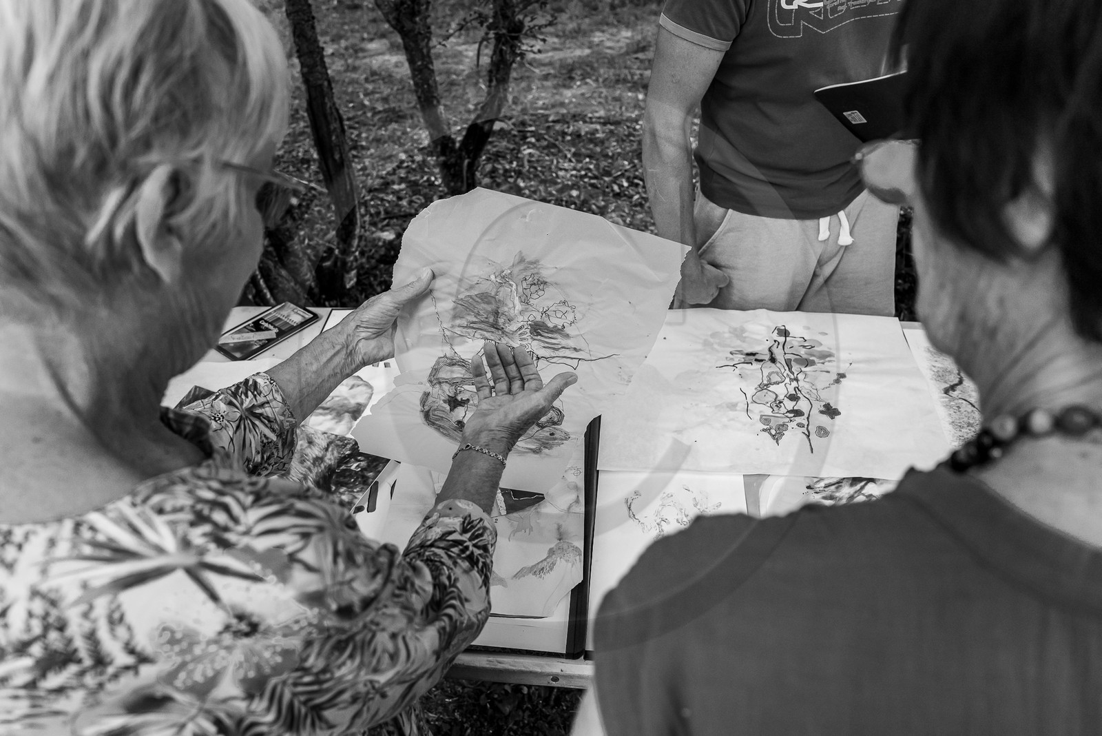 05 juillet 2023 : une cantine et des artistes