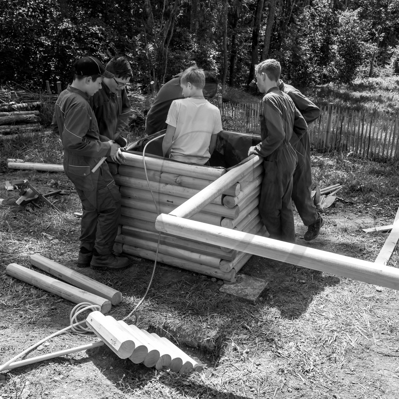 Construction de bacs surélevés