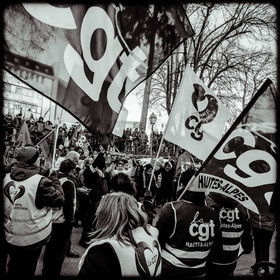 Manifestation à Gap le 10 décembre 2019.