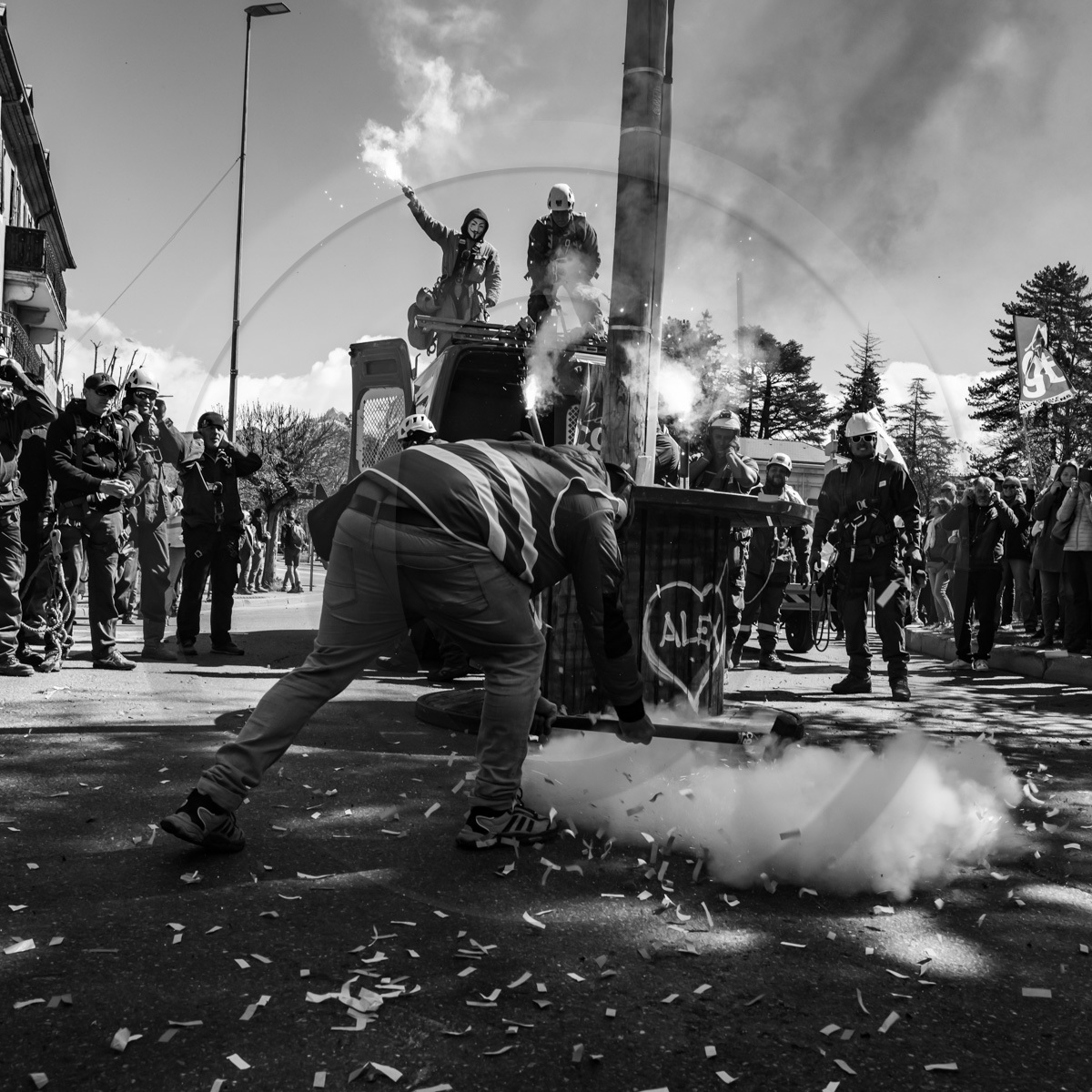 13 avril 2023 : Manifestation contre la réforme des retraites à Gap