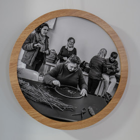 Exposition L comme laine, lien, lieu à la médiathèque de St-Bonnet-en-Champsaur