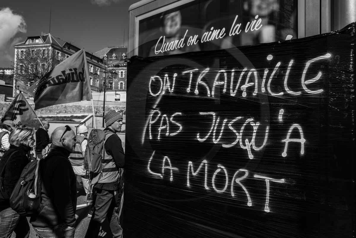 13 avril 2023 : Manifestation contre la réforme des retraites à Gap