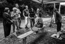 14 aout 2024 : Les ateliers créatifs proposés par l'Ouort au festival  l'Echo des Mots à Saint-Jean-Saint-Nicolas