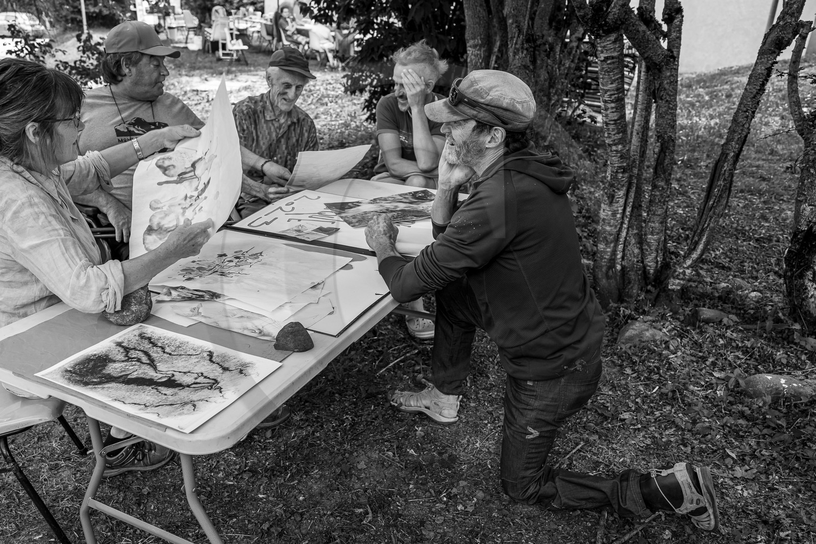 05 juillet 2023 : une cantine et des artistes