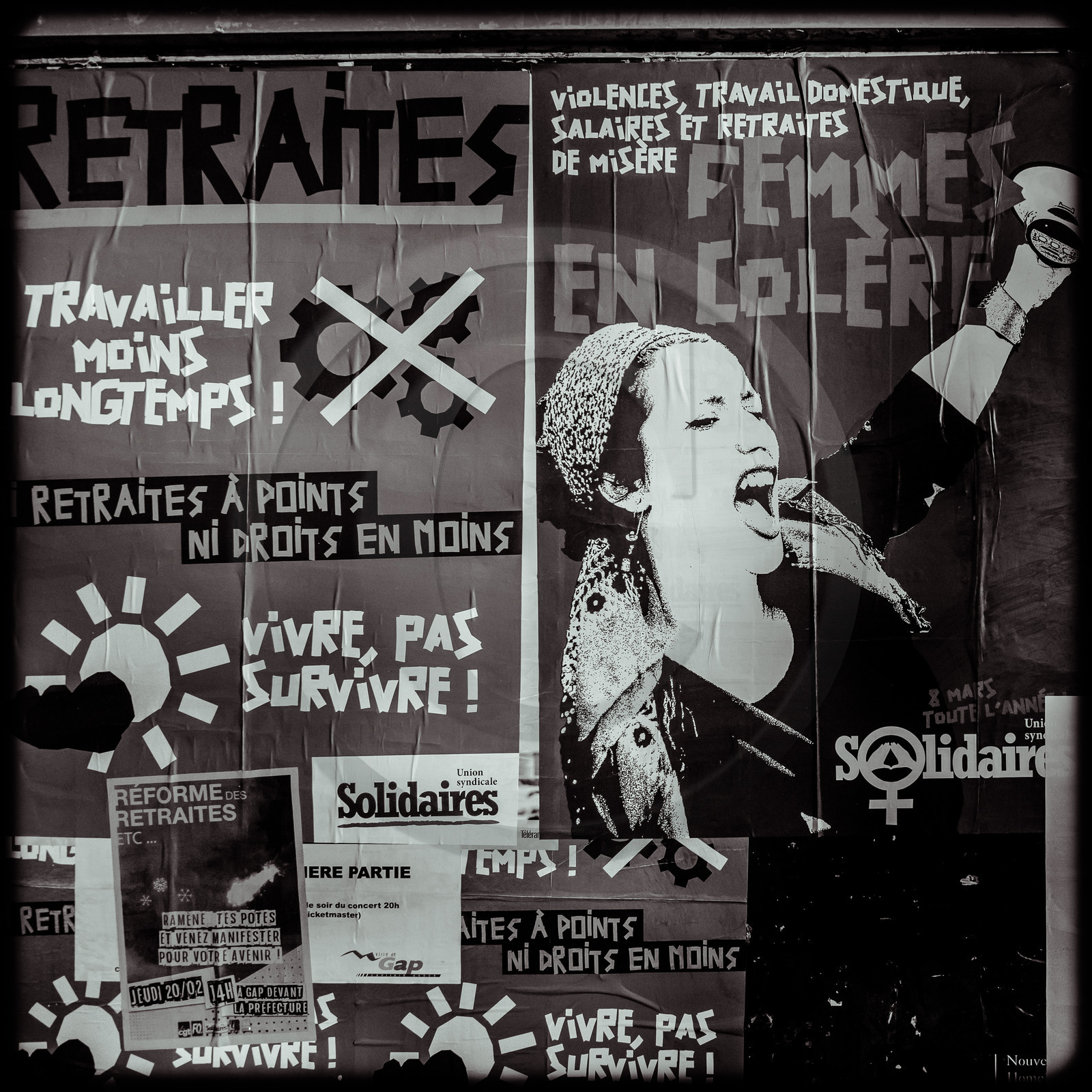 Manifestation pour la défense des retraites - Gap - 20 février 2020