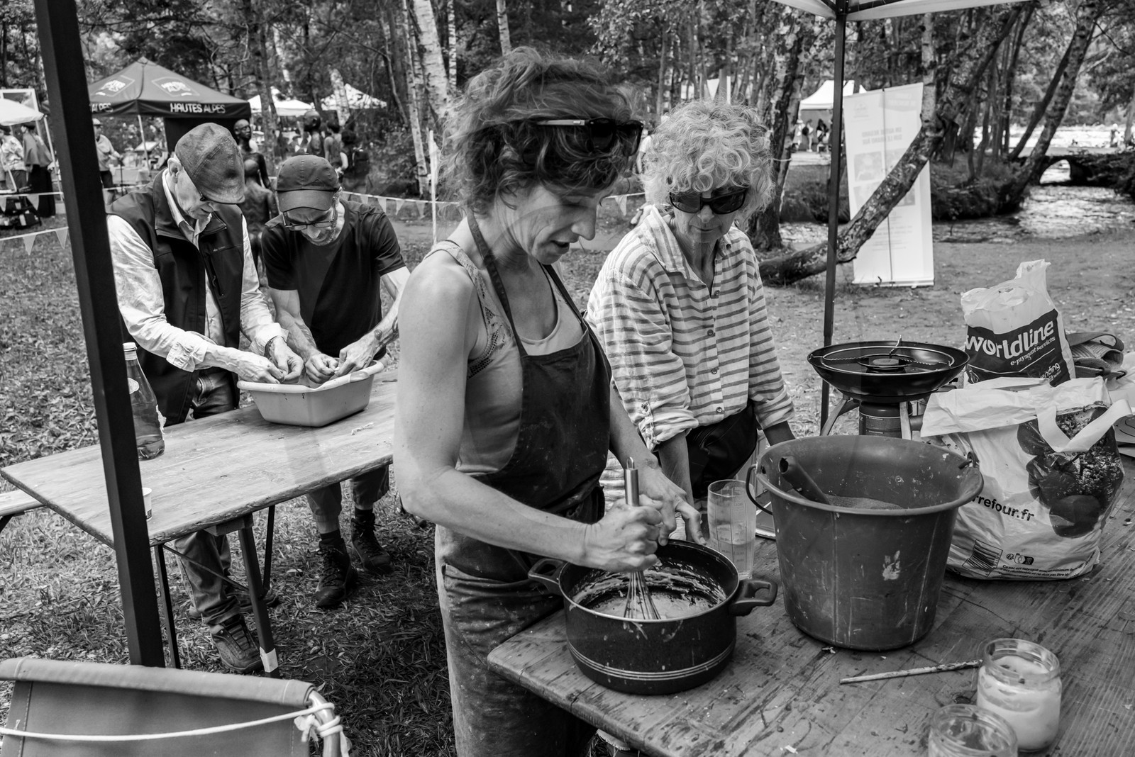 14 aout 2024 : Les ateliers créatifs proposés par l'Ouort au festival  l'Echo des Mots à Saint-Jean-Saint-Nicolas