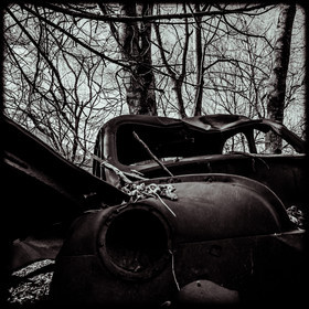 Un cimetière de voitures