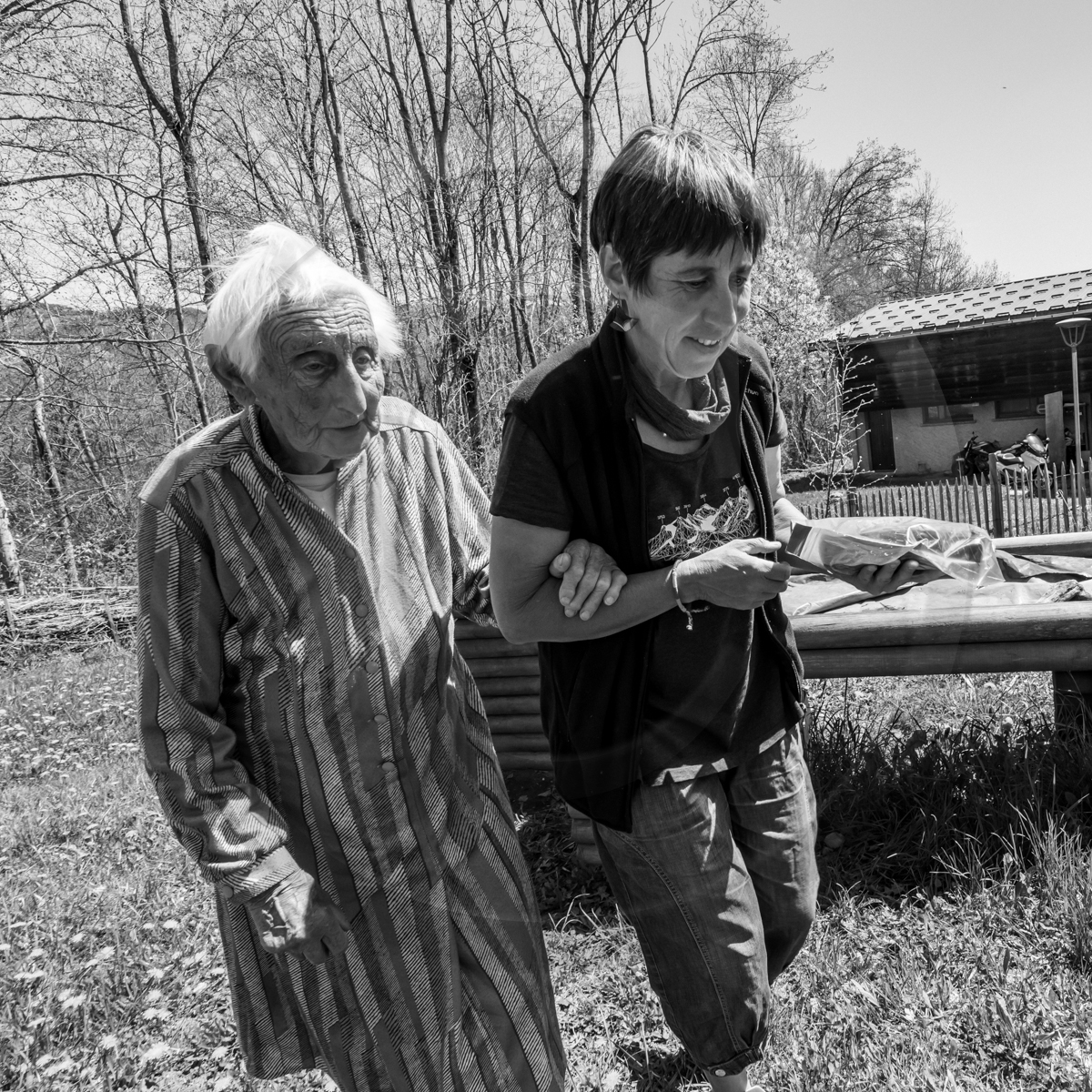 Atelier laine et promenade au jardin
