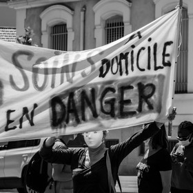 15 juin 2021 à Gap (Hautes-Alpes) : Manifestation des soignants oubliés du Ségur de la santé.