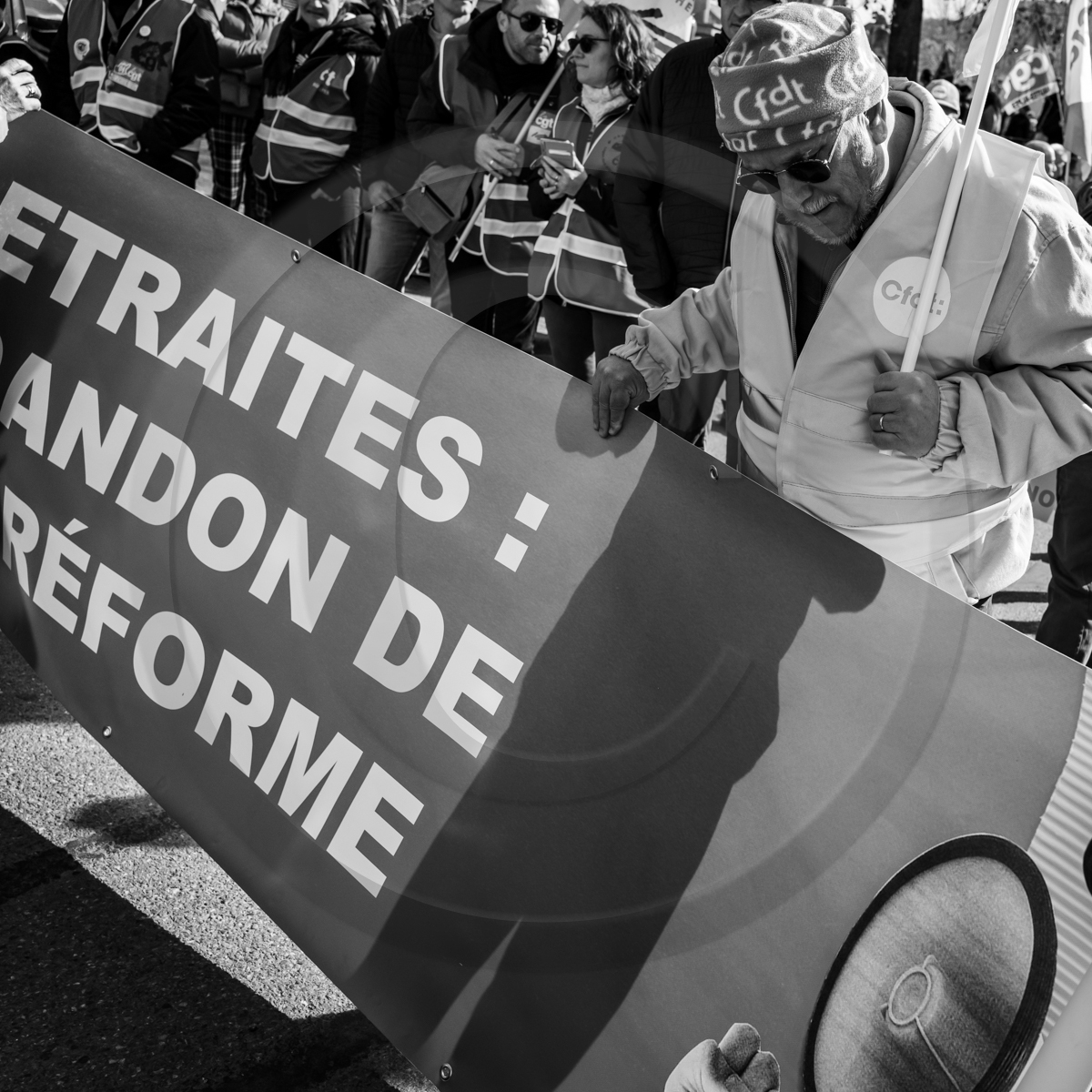 7 mars 2023 : Manifestation contre la réforme des retraites à Gap