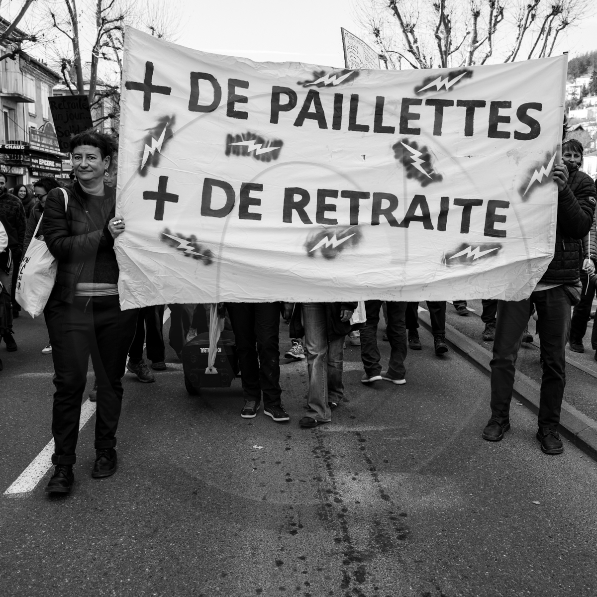 7 mars 2023 : Manifestation contre la réforme des retraites à Gap