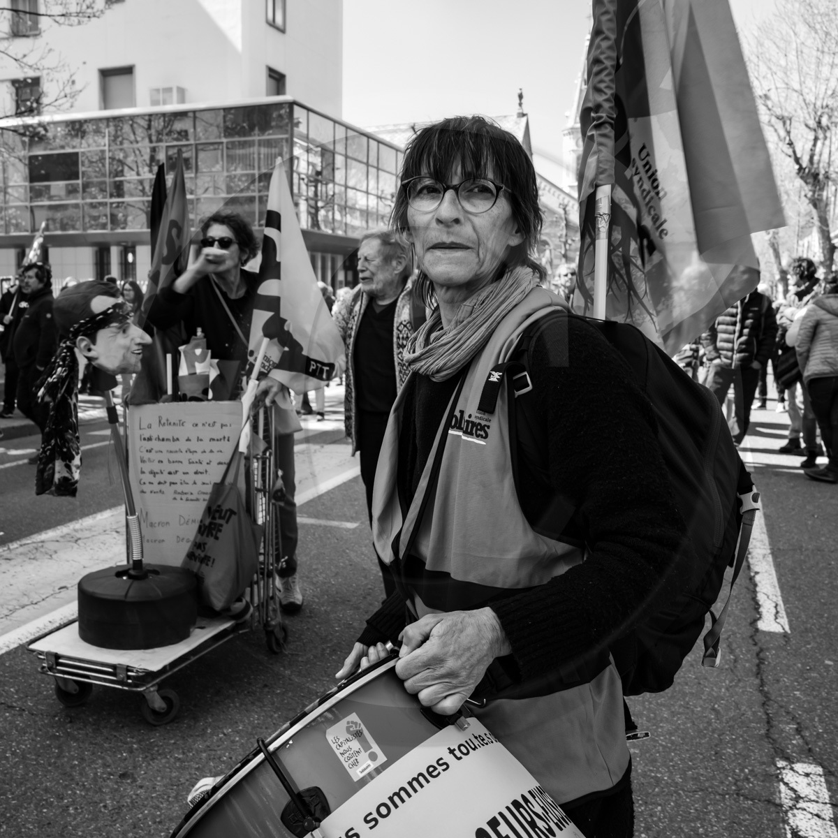 13 avril 2023 : Manifestation contre la réforme des retraites à Gap