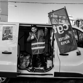 31 janvier 2023 : Manifestation contre la réforme des retraites. Plus de 4000 personnes dans les rues de Gap (Hautes-Alpes).